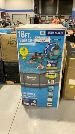 BESTWAY 18 Ft. Power Steel Above Ground Pool $350