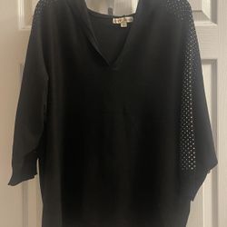  Brand New Ladies Rhinestone Sweater With  Hoodie Size 2X