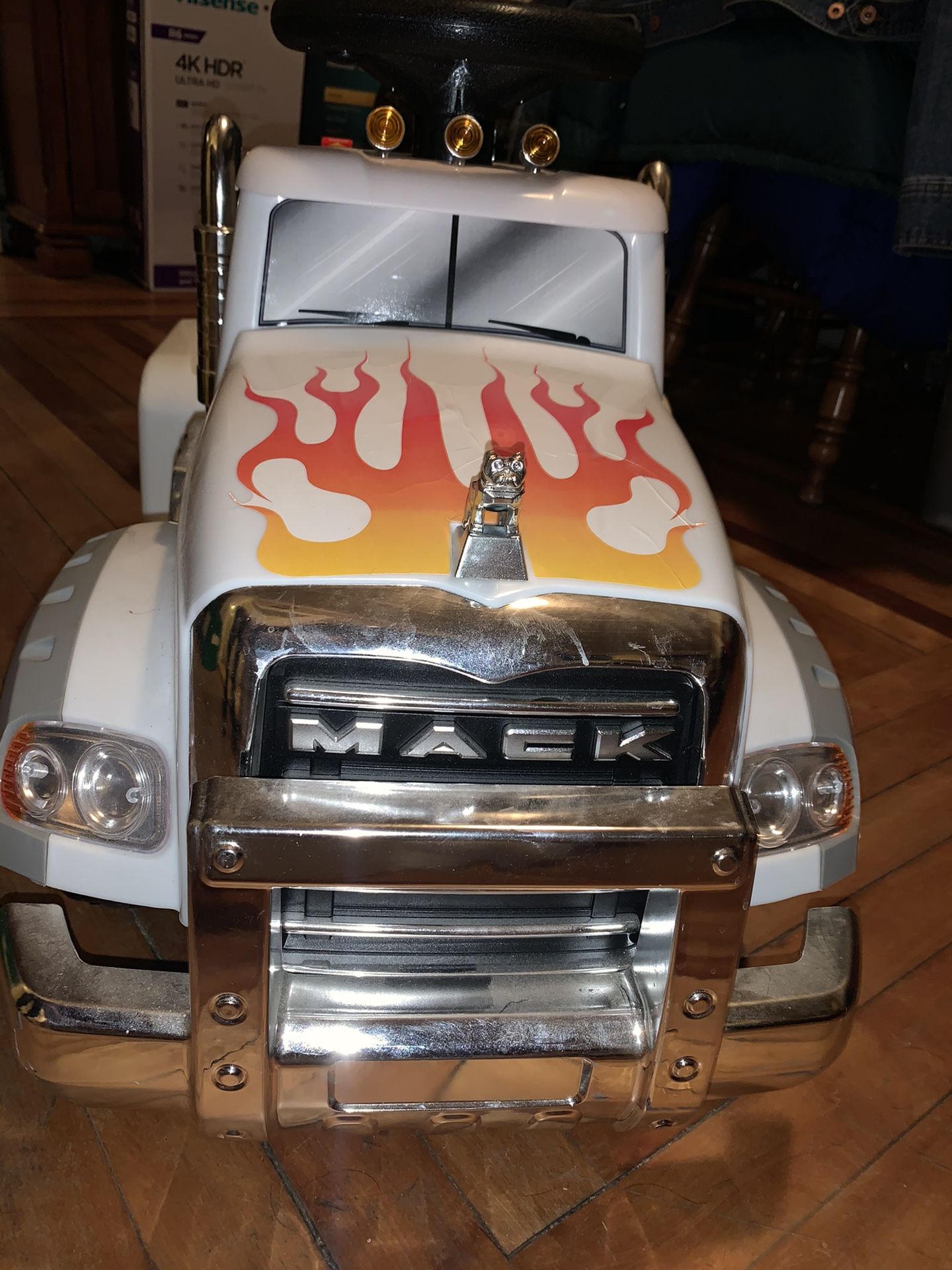 Mack truck power wheels with trailer
