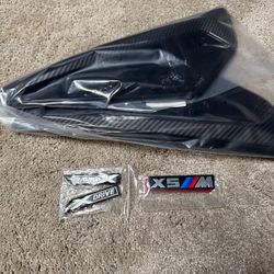 Carbon Fiber Shark Side Grille Fender Trim for BMW X5 G05 SUV