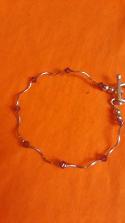 Silver bracelet $10