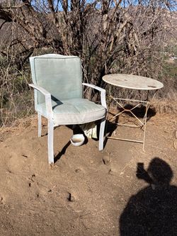 Free patio set table chair