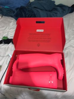 Hunter rain boots