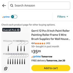 9' Paint Rollers 12pk