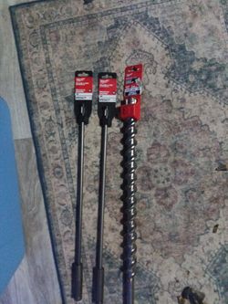 Milwaukee Plus Lok Extension And Solid Carbide Concrete With Rebar