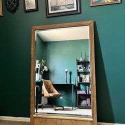 Vintage Drexel Wood Framed Mirror