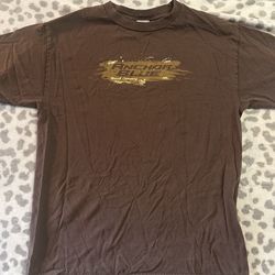 Vintage Y2K anchor blue tee size M