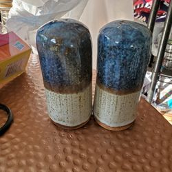 Pottery Salt & Pepper Shakers, More Posted Also