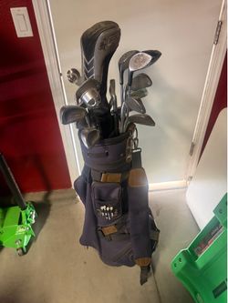 Golf clubs & bag