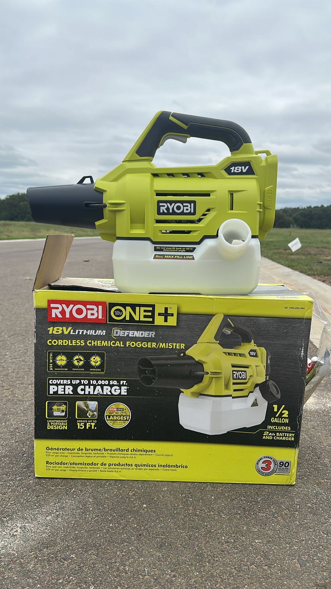 Cordless Chemical Fogged