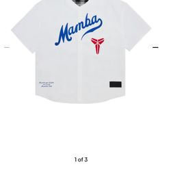 Nike x Kobe Bryant Baseball Jersey 'White/Game Royal'