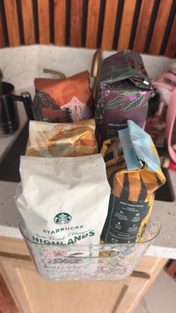 Starbucks coffee beans