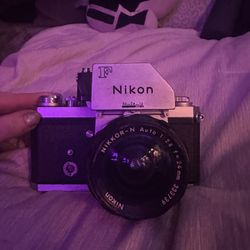 Nikon F SLR FTn Photomic Prism Finder Camera Nikkor S.C Auto 1:1.2 F=55mm