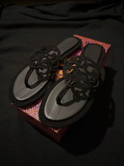 Tory Burch Miller Embellished Black