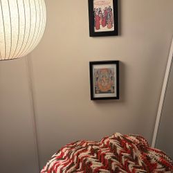 Spiritual Art PAIR Framed Ganesha And Pentecost Scene