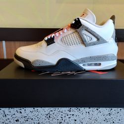 Air Jordan Retro 4 OG White Cements Sizes 11 10.5 And 10 