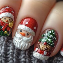 Christmas Press-on Nails