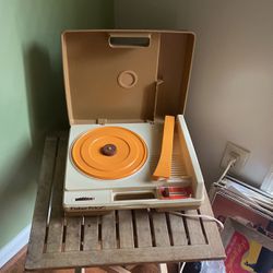 Small Travel Record Player