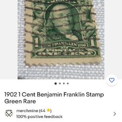 Rare Bejaman Franklin One Cent 1700s