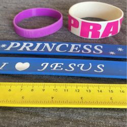 Wrist Bands $4 For All Of Them 
