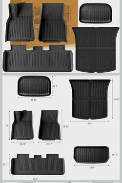 Tesla Model Y Injected Molded Floor Mats