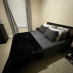 Queen Bed frame & Mattress