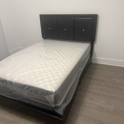 Full  Size Bed Frame New In The Box With Mattress All New Furniture Free Delivery Free Installation 