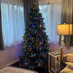 Prelit Christmas tree