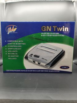Nintendo & Sega Genesis GN Twin by Yobo ( New )