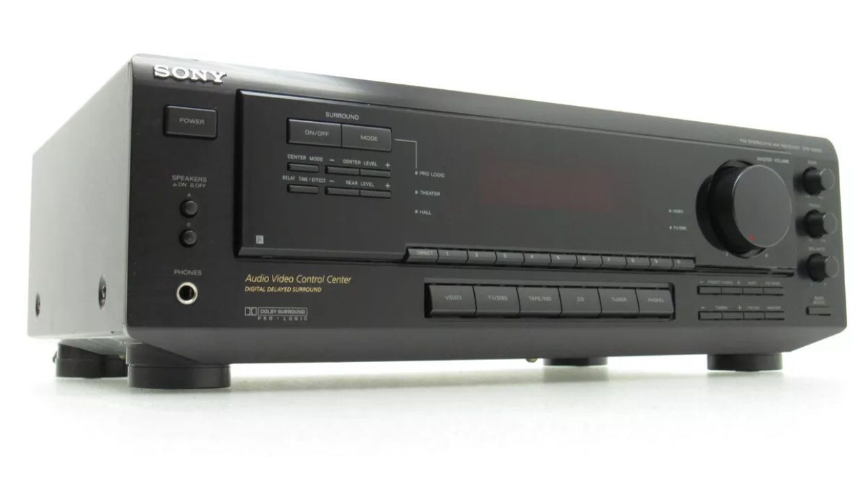 Sony AV Receiver Amplifier Tuner Stereo Dolby Surround Bundle Remote STR-D350Z