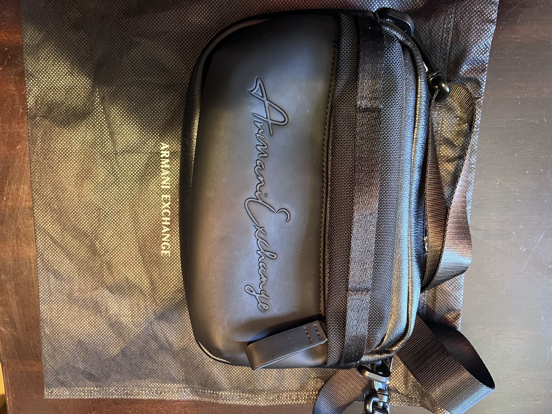 armani mens bag