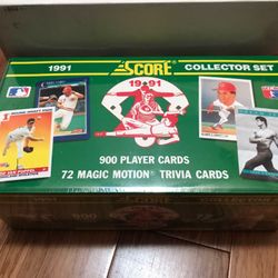 MLB Baseball Cards Score 1991 Collectors Set Factory Sealed &Boxed
