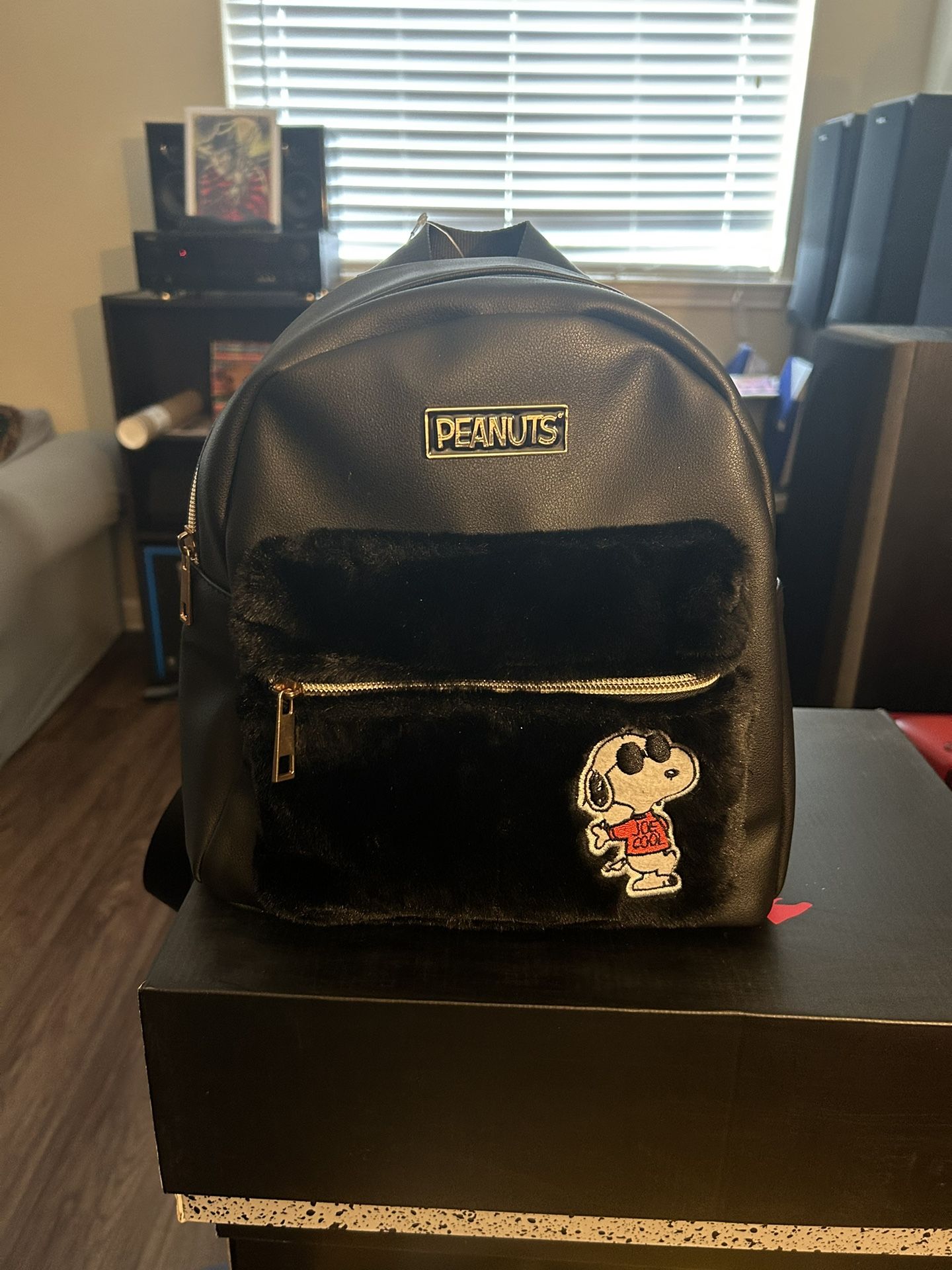 PEANUTS BRAND NEW MINI BLACK BACKPACK