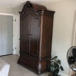 Antique Regal Armoire 