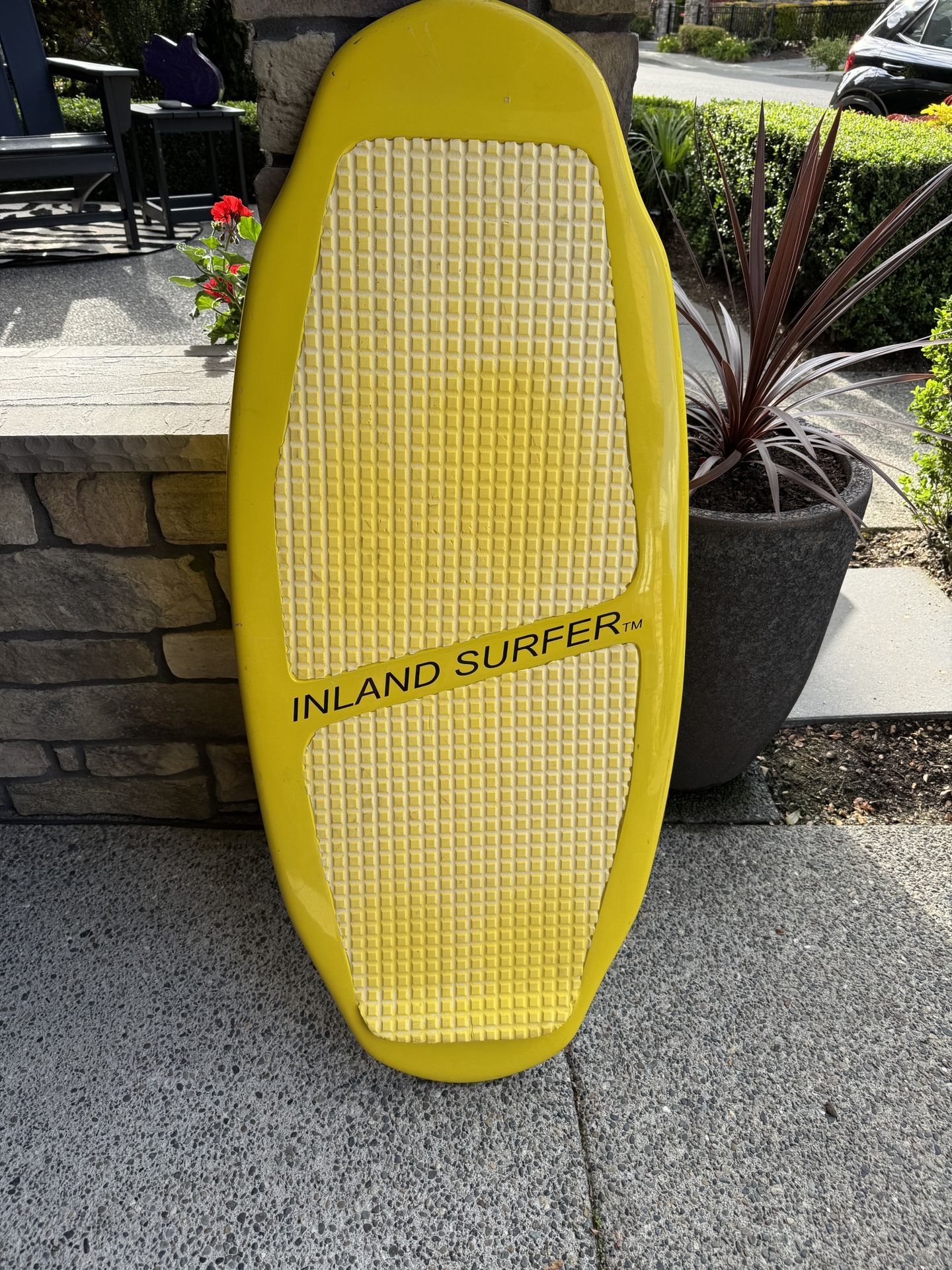 Yellow Luigi Wake Surfboard