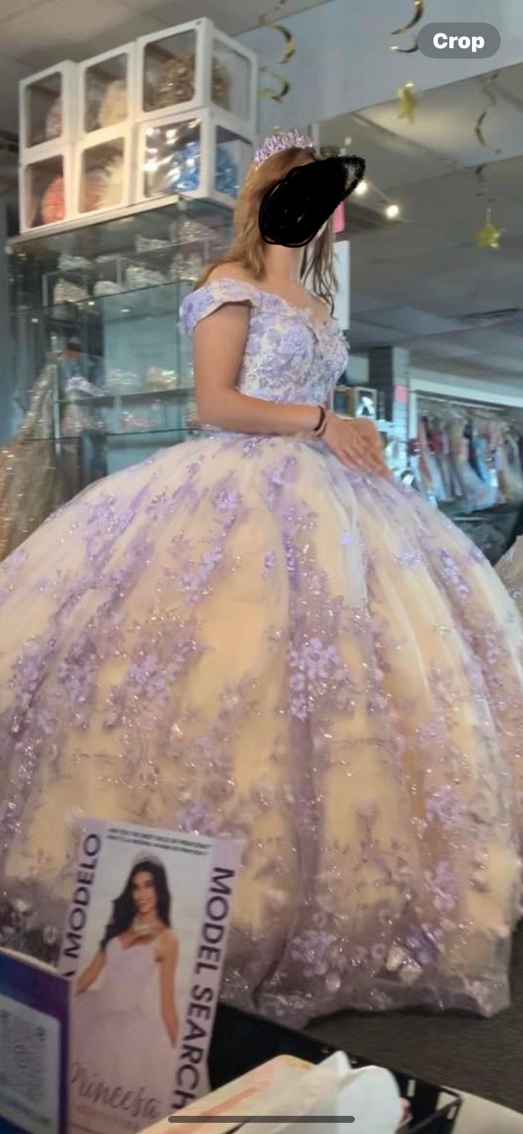 Lavender quinceanera dress S/M
