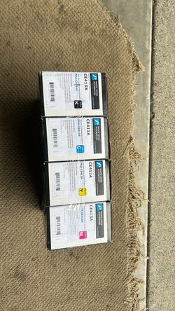 Pacific Office Automation Toner Cartridge Set CE410X CE411A CE412A CE413A