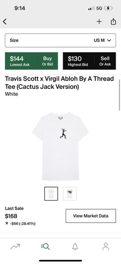 travis, Scott X, Virgil Abloh by a thread tee for Sale in Houston