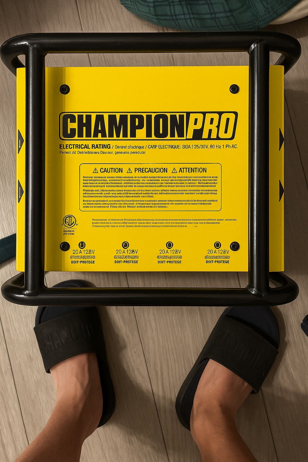 🔌 CHAMPION PRO 50A Power Distribution Box – GFCI Protected – Contractor Grade – $22"!! OBO