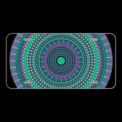 License Plate Novelty Car Front Mandala Swirl Geometric Abstract