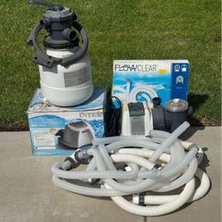 Intex Krystal Clear Sand Filter Pool Pump - 2100 GPH