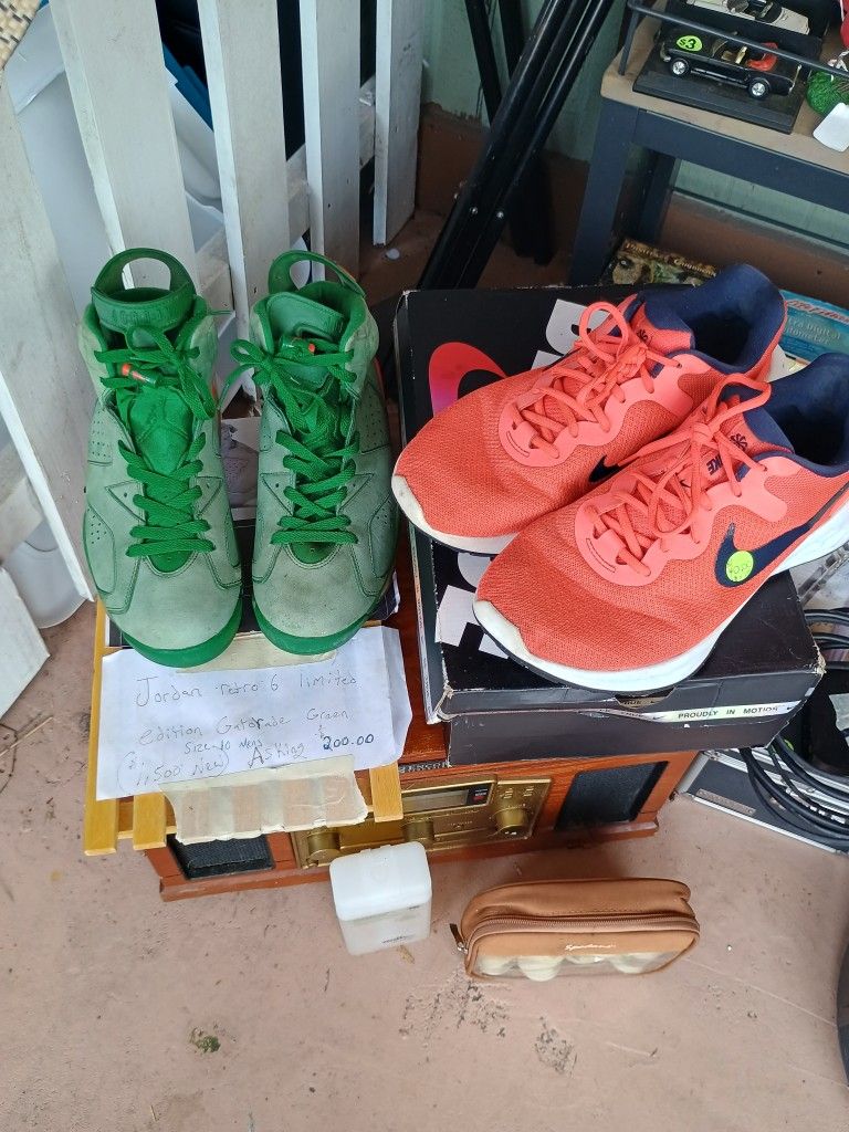 Jordan Retro 6 Gatorade Green Edition