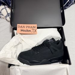 Jordan 4 Black Cat 🐈‍⬛ - Size 12