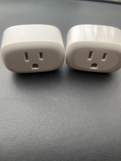 Nooie Smart Plugs (2)-Works w/ Alexa-Google~ Voice Control 2.4GHz Wifi- New