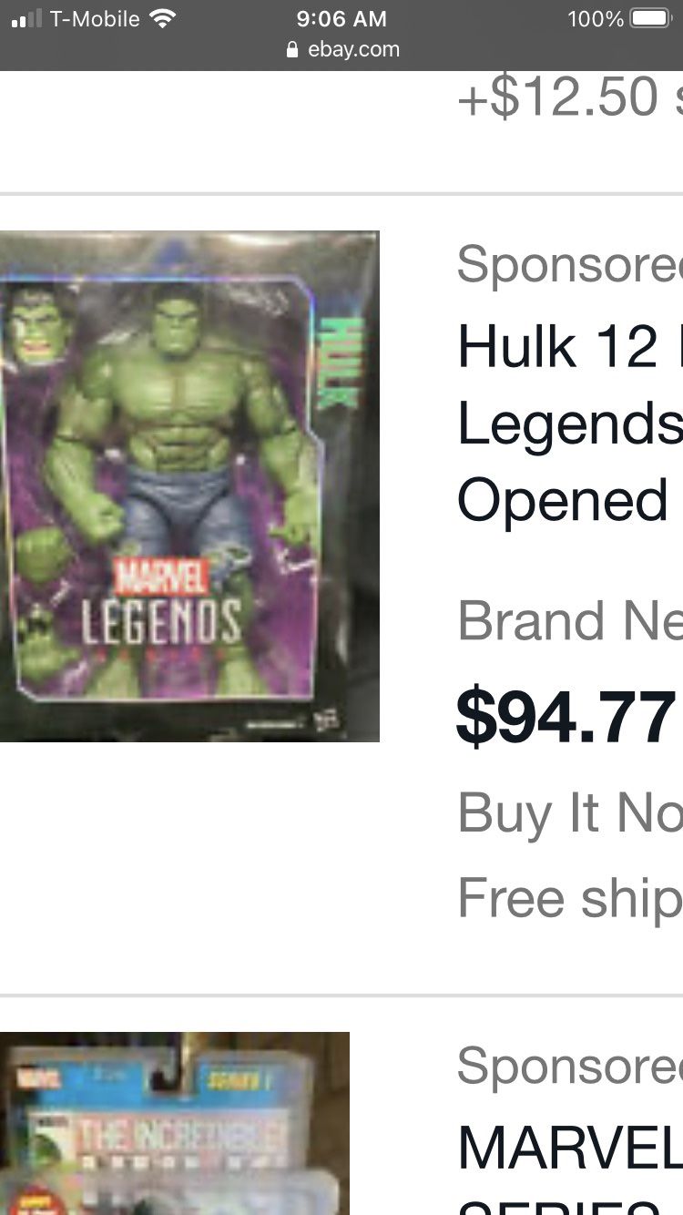 Marvel Legends Hulk Big Figure New Box Rsre