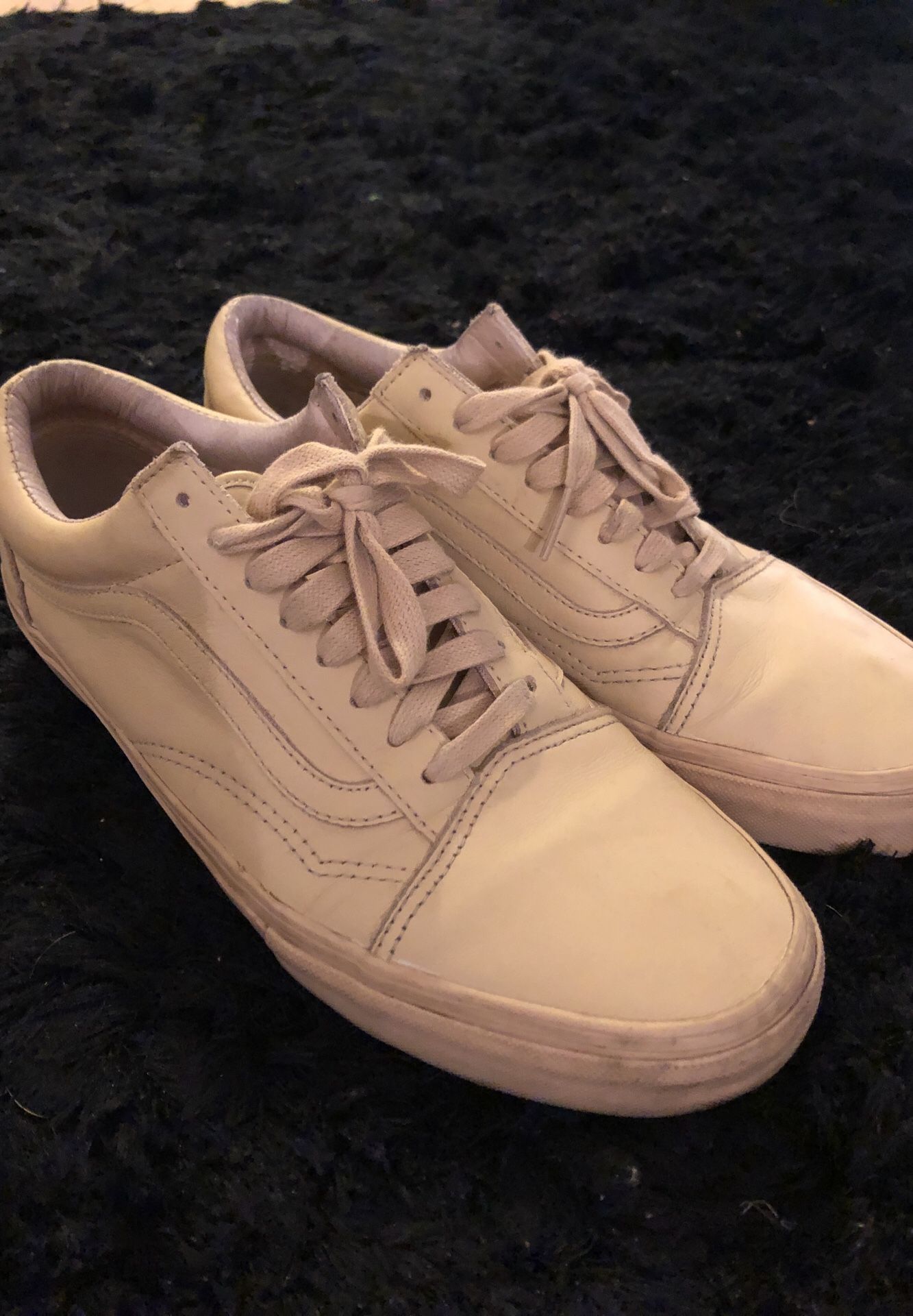 Men’s Opening Ceremony Leather Vans Shoes