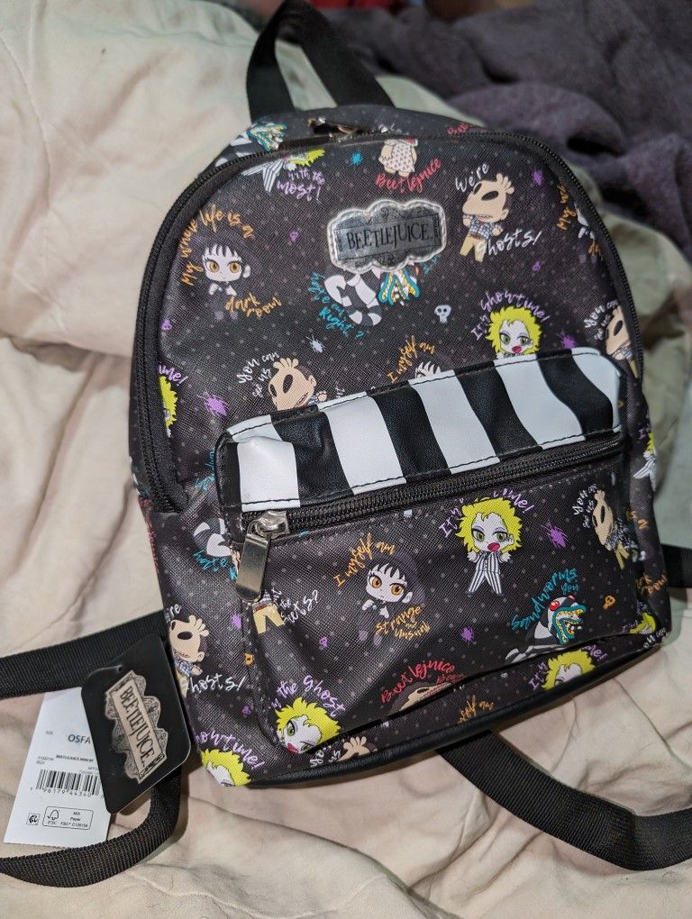 Beetlejuice Backpack Brand New With Tags