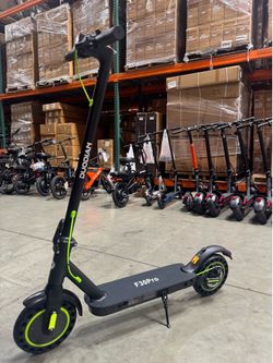 10-inch electric scooter with shock absorption