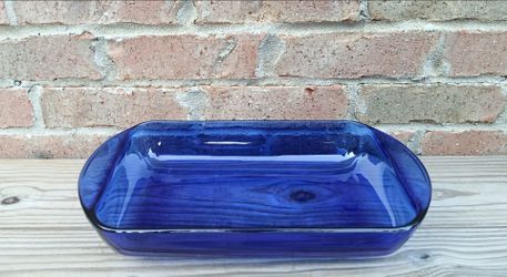 Anchor Hocking Essentials Cobalt Blue 2-Quart Rectangular Baker