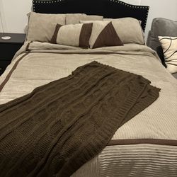 Full size Bed Frame + Box spring